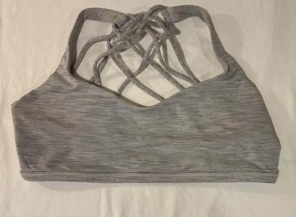 Lululemon Free To Be Wild Bra - Light Heather Gray